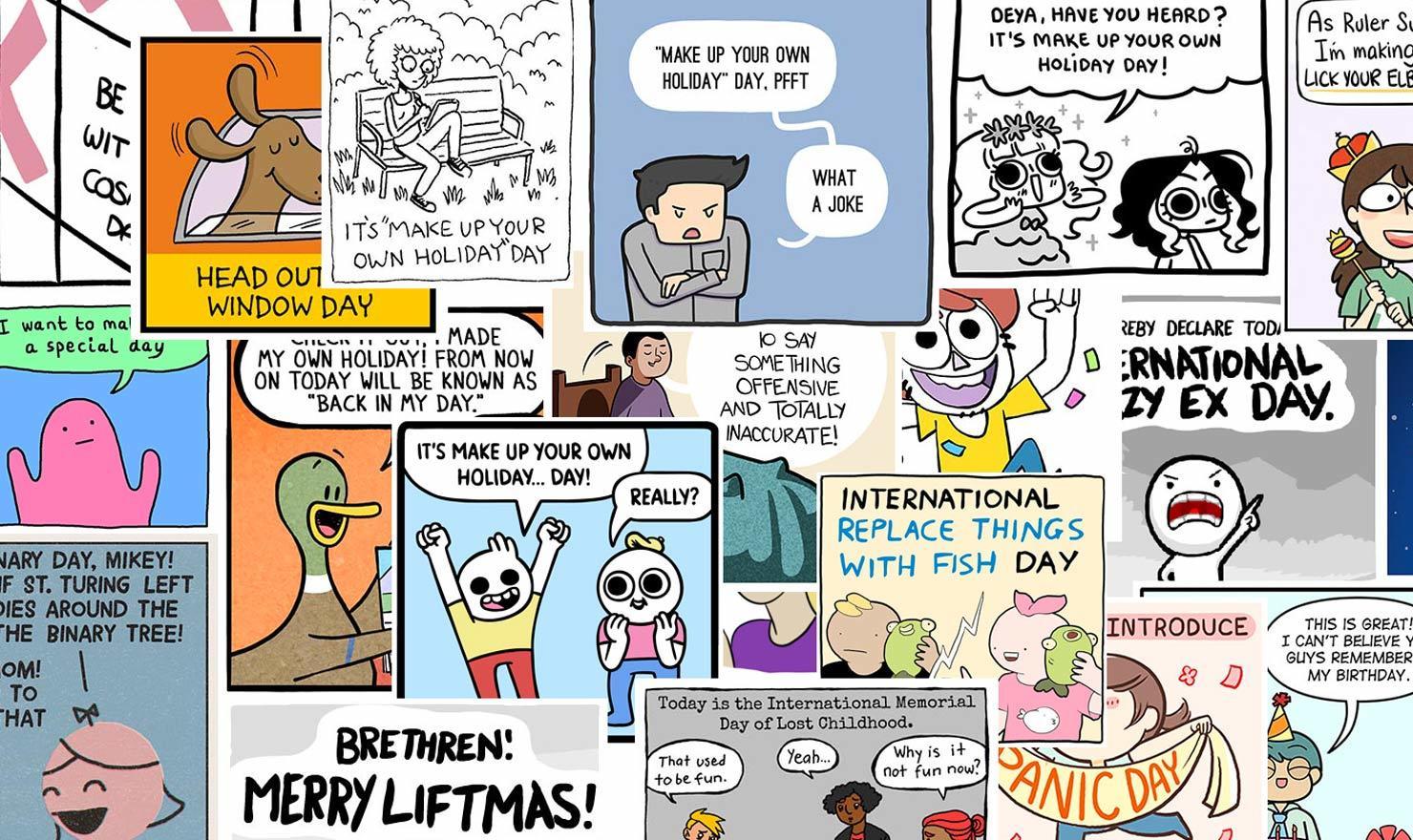 24 Awesome Cartoonists Make Up Their Own Holidays In These Hilarious Comics