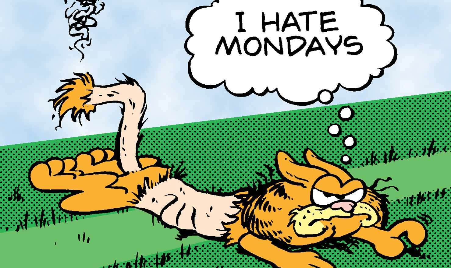 No One Hates Mondays More Than Garfield, and These Strips Prove It