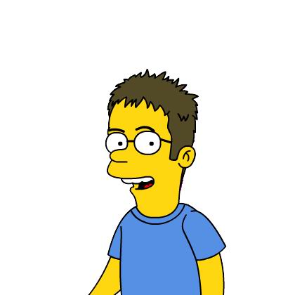 Simpsonized me close up